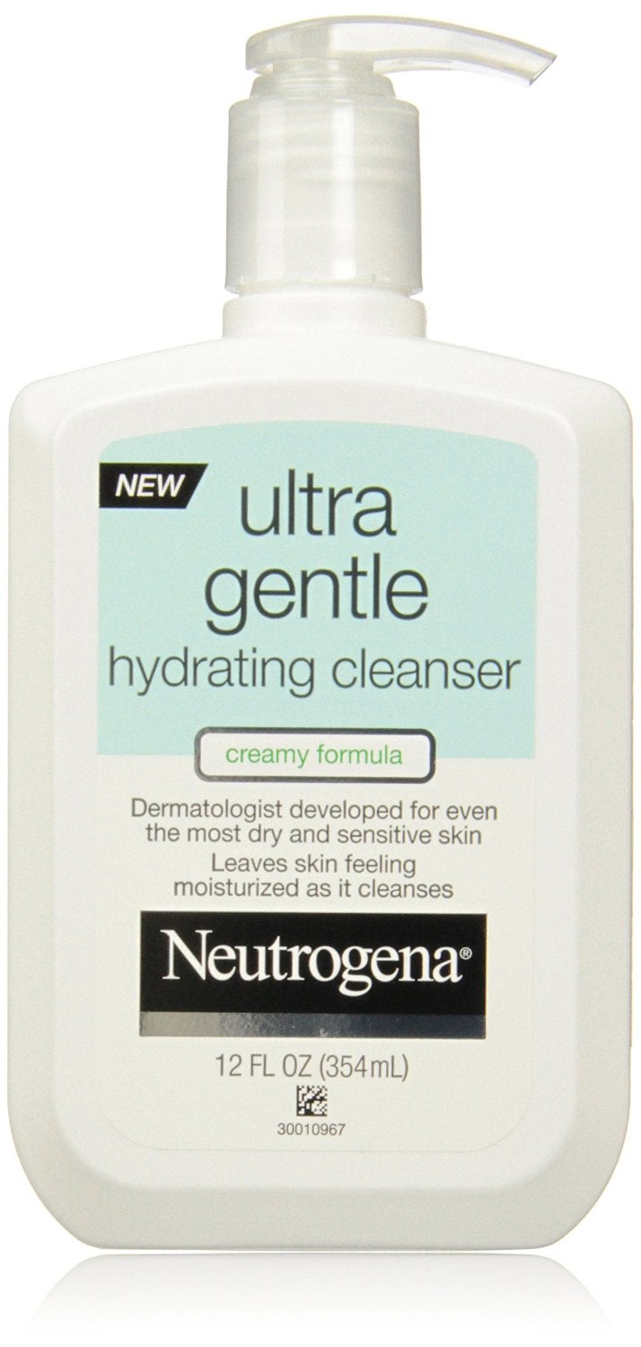 Neutrogena Ultra Gentle Cream Facial Cleanser, 12 oz