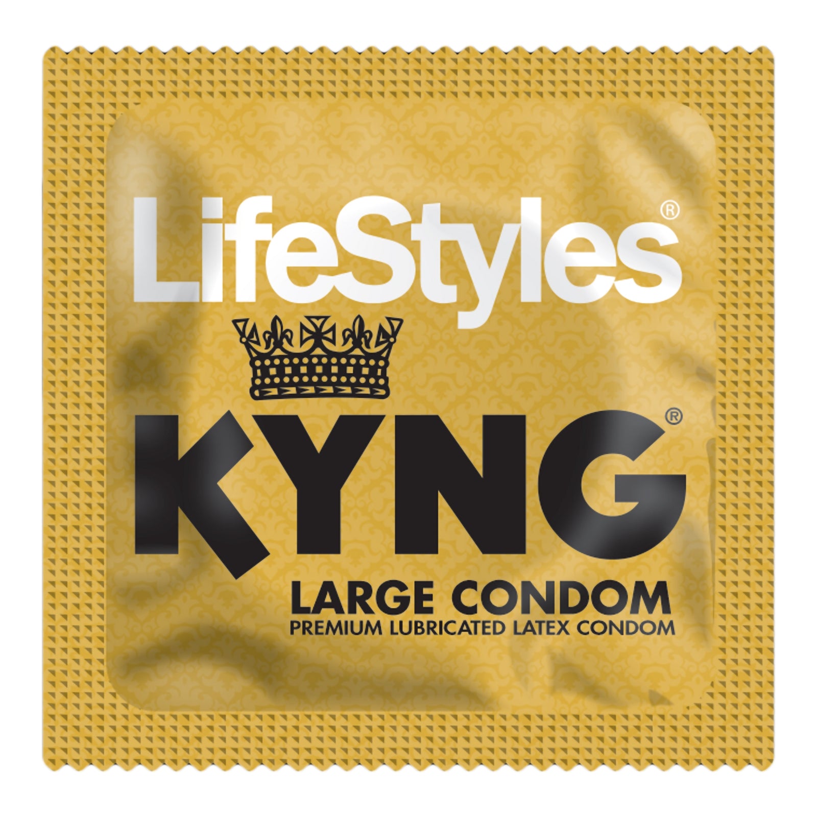 Lifestyles® Kyng Lubricated X-Large Condoms 8 per Box