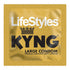Lifestyles® Kyng Lubricated X-Large Condoms 8 per Box