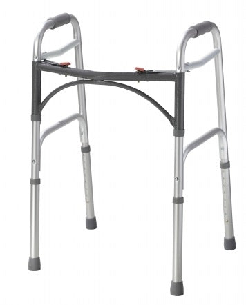 Drive DeVilbiss Adult Folding Two-Button Walker