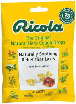 Ricola Original Natural Herb Cough Drops, 21 Count