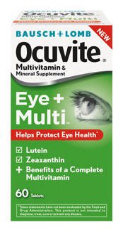 Ocuvite Eye + Multi Multivitamin and Mineral Supplement Tablets, 60 Count