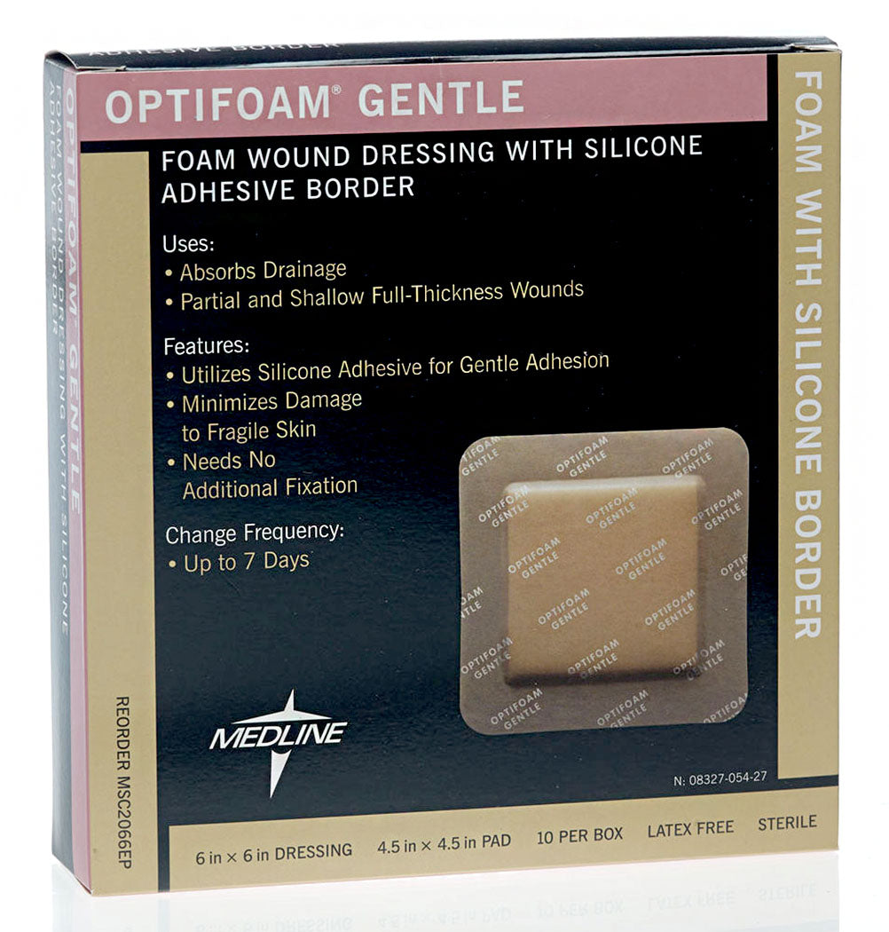 Optifoam Gentle Silicone Border Foam Dressing