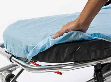 GRAHAM MEDICAL P Stretcher Sheet, Blue 33 x 89 Inch