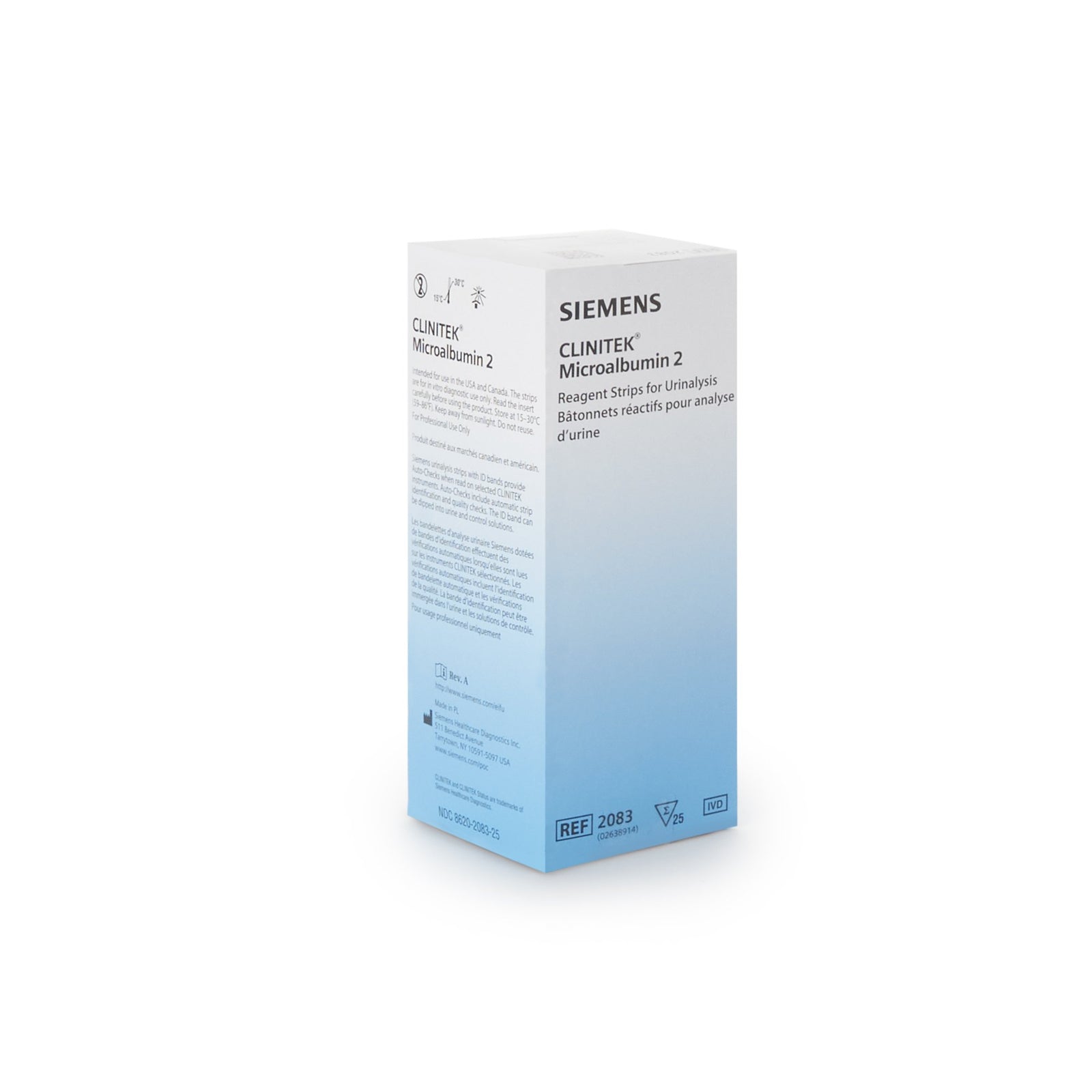 Clinitek Microalbumin Test Strips for Small Clinitek Systems