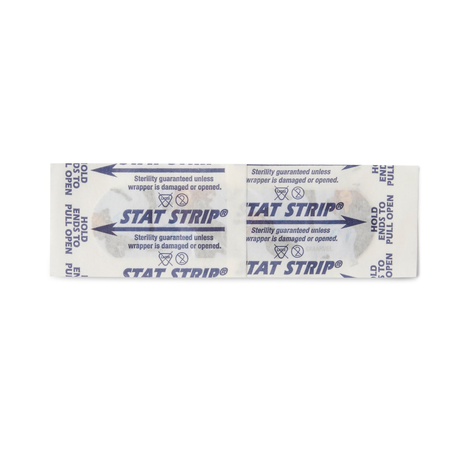 Stat Strip® Plastic Adhesive Strips 3/4 x 3 Inch Sterile - Marvel Kid Design