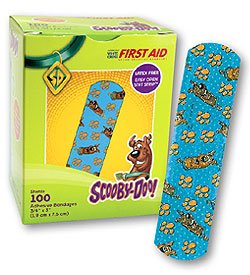 Stat Strip® Scooby Doo Adhesive Strip 3/4 x 3 Inch Sterile