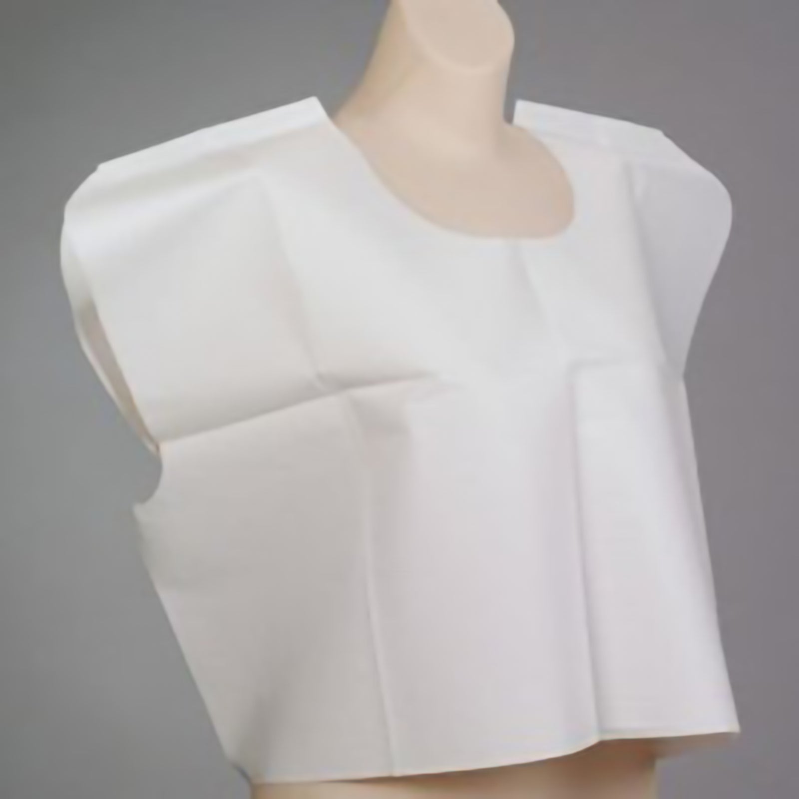 Tidi® White Exam Cape, One Size Fits Most, Front/Back Opening