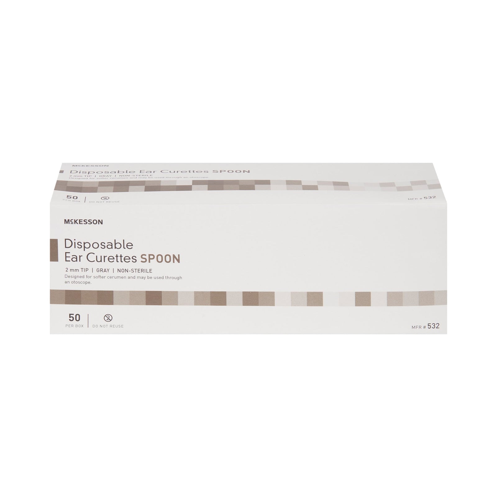 McKesson Ear Curette with 2 mm Cup Tip