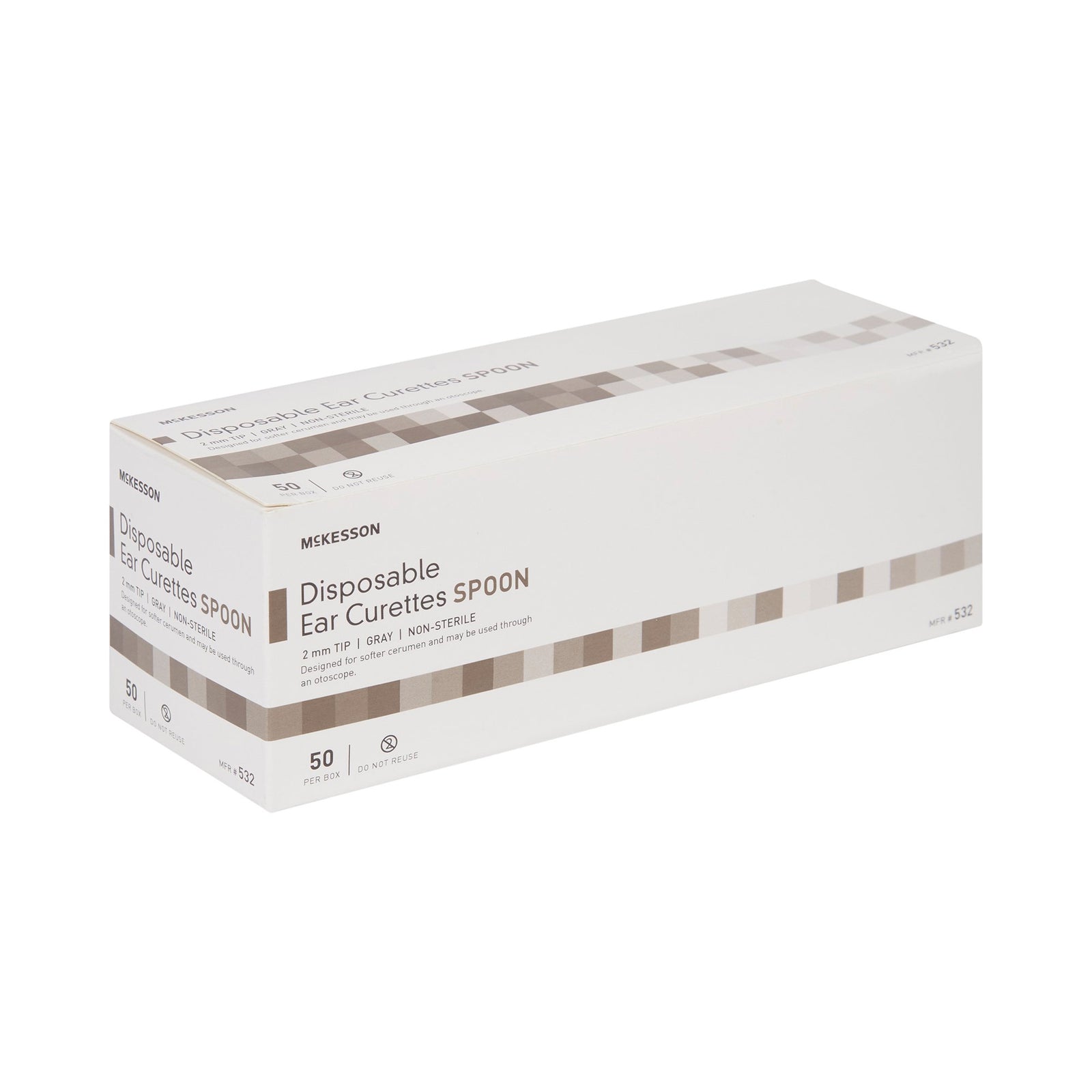 McKesson Ear Curette with 2 mm Cup Tip