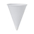 4.25 oz. White Paper Cone Cup