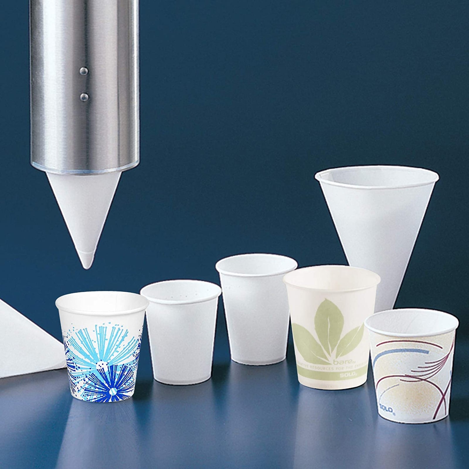 4.25 oz. White Paper Cone Cup