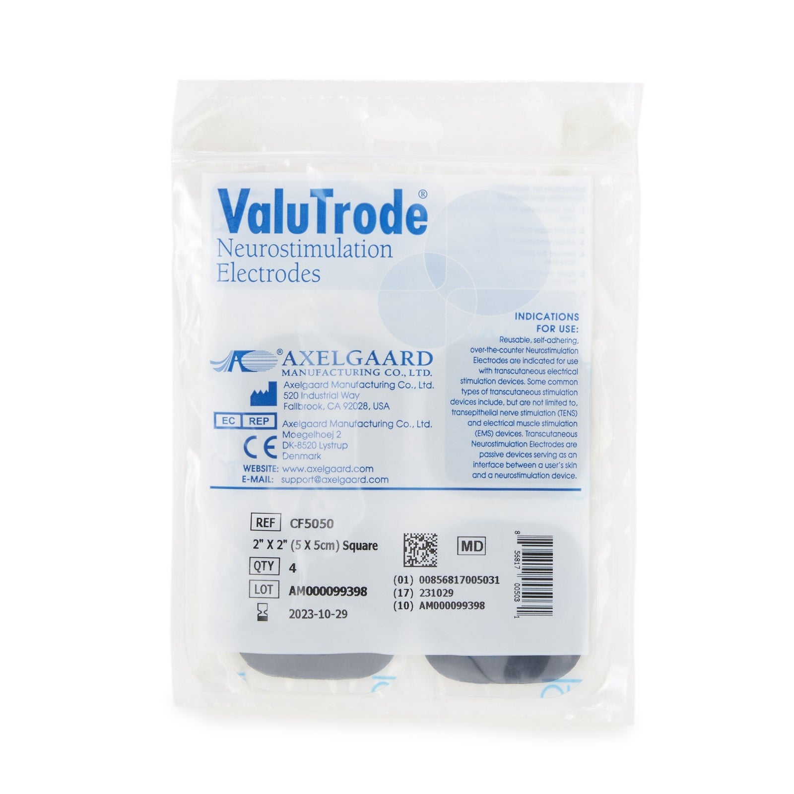 Axelgaard Neurostimulation Electrodes for TENS Units