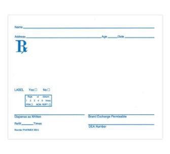 PDC Healthcare Prescription Pad 4 x 5 Inch
