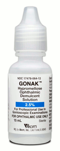Gonak Hypromellose Ophthalmic Solution 2.5%, 15 mL
