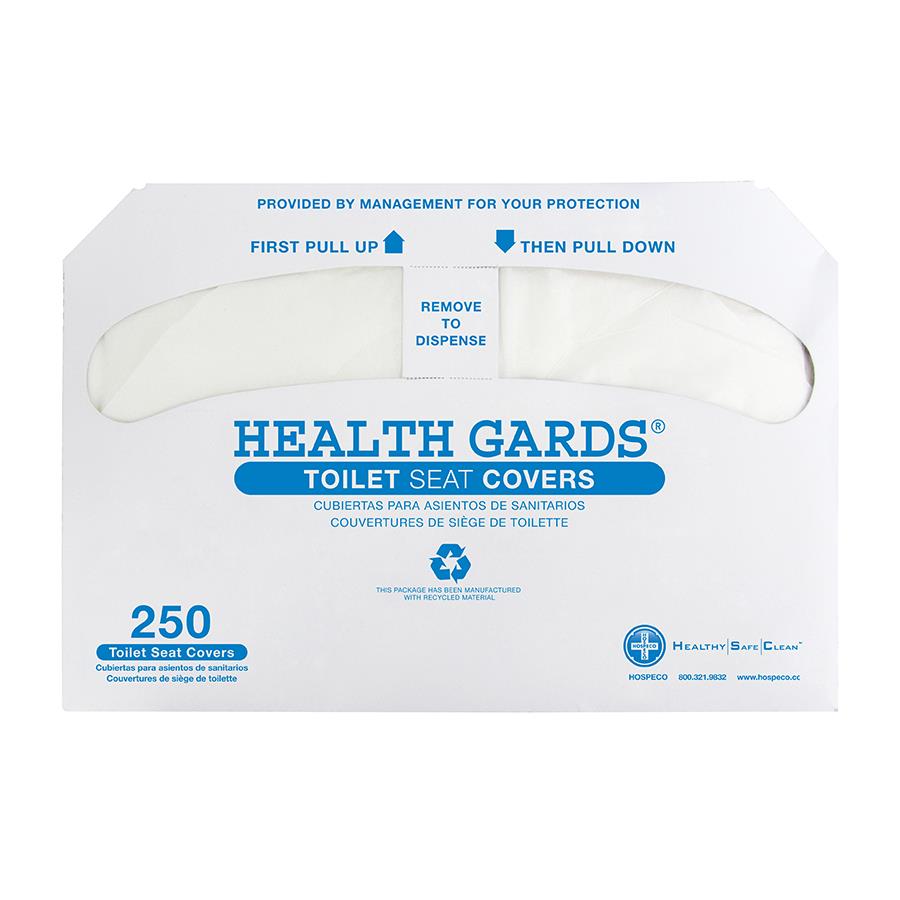 Health Gards® Half Fold Toilet Seat Cover 14-1/4 x 16-3/4 Inch