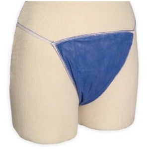 TIDI Bikini Disposable Nonwoven Brief, Blue, One Size