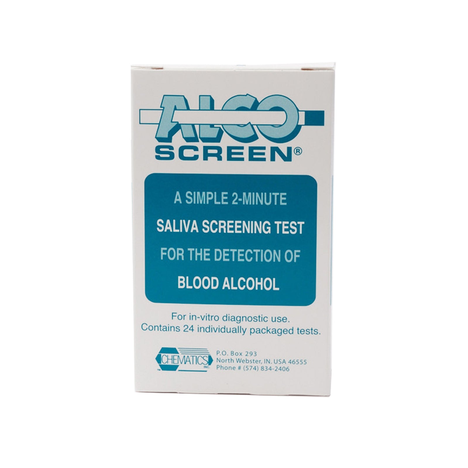Alco-Screen Alcohol Screen Test Kit - 24 Tests