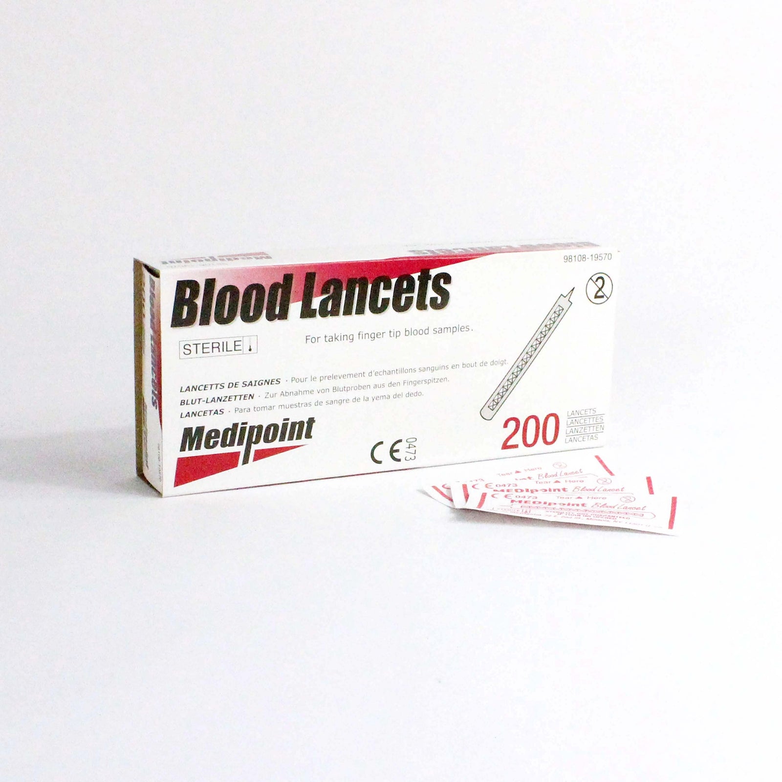 MEDIpoint Blade Style Lancet for Finger Blood Sampling