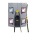 Diversey J-Fill QuattroSelect Gray Powder Coated Steel Chemical Dispenser 7.5 x 18.5 x 24.25 Inch