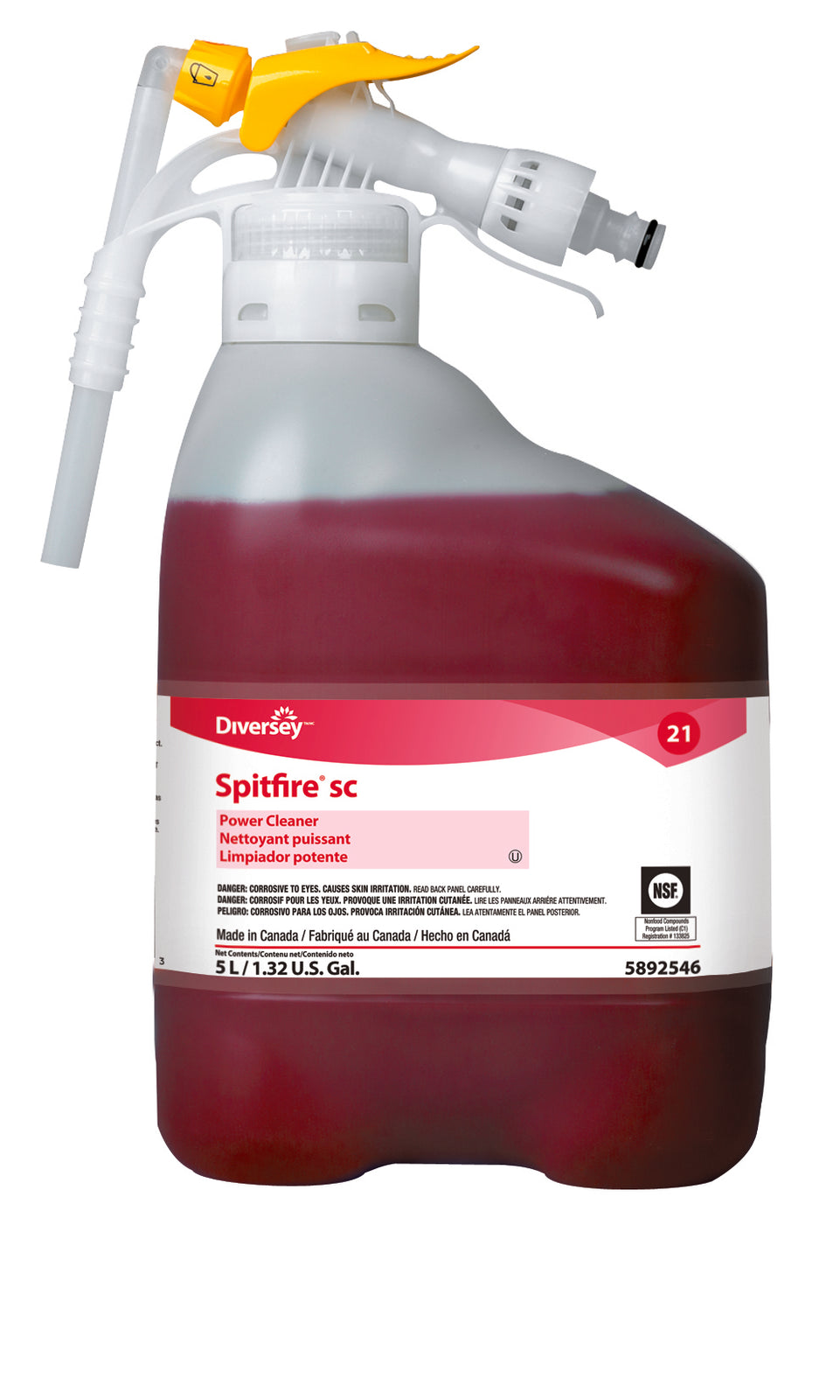 Diversey Spitfire SC Alcohol Based Surface Cleaner Concentrate 5 Liter