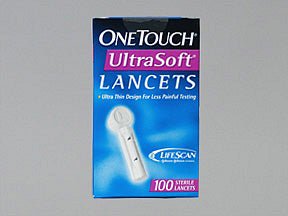 LifeScan OneTouch UltraSoft Lancets, 100 Count