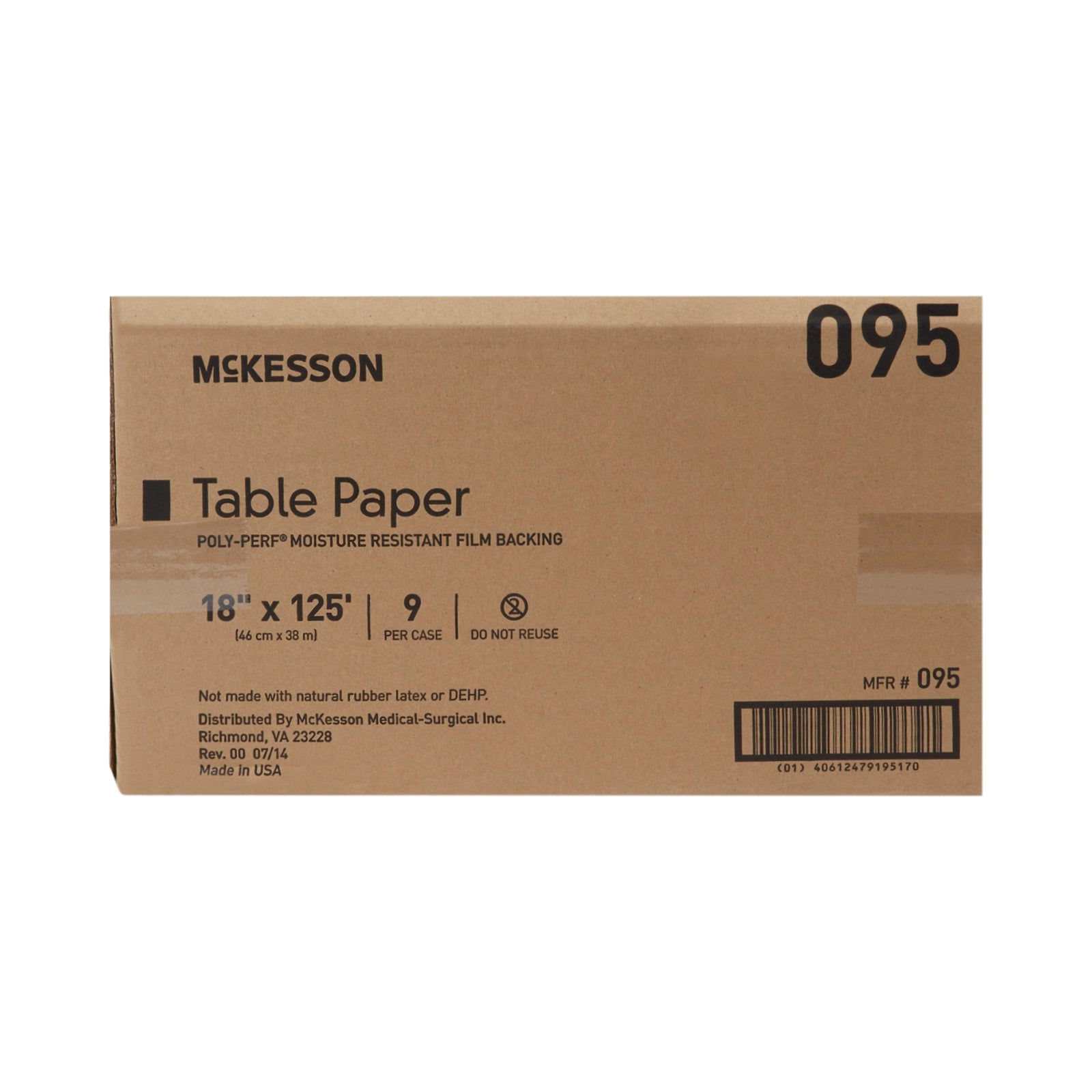 McKesson Table Paper