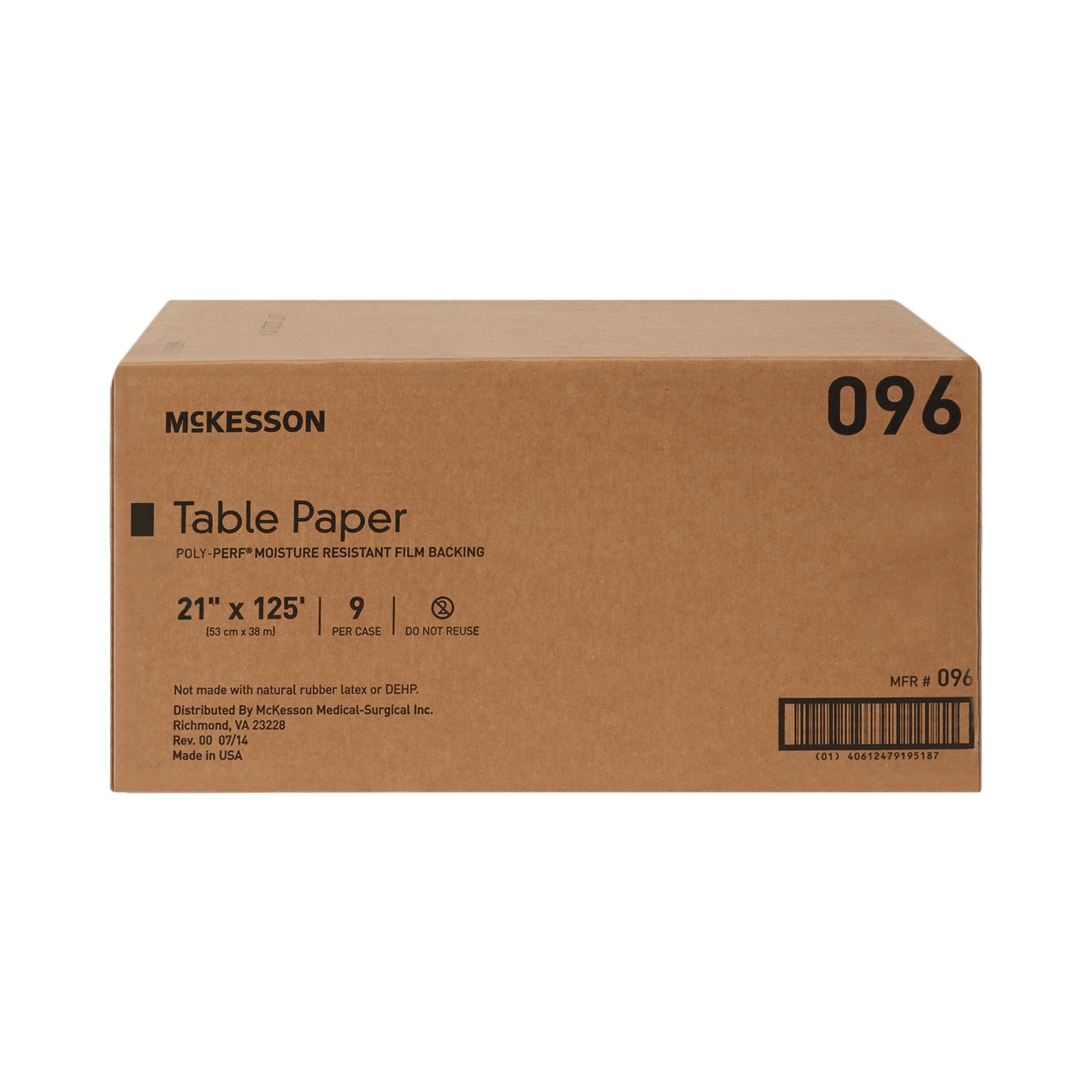 McKesson Table Paper