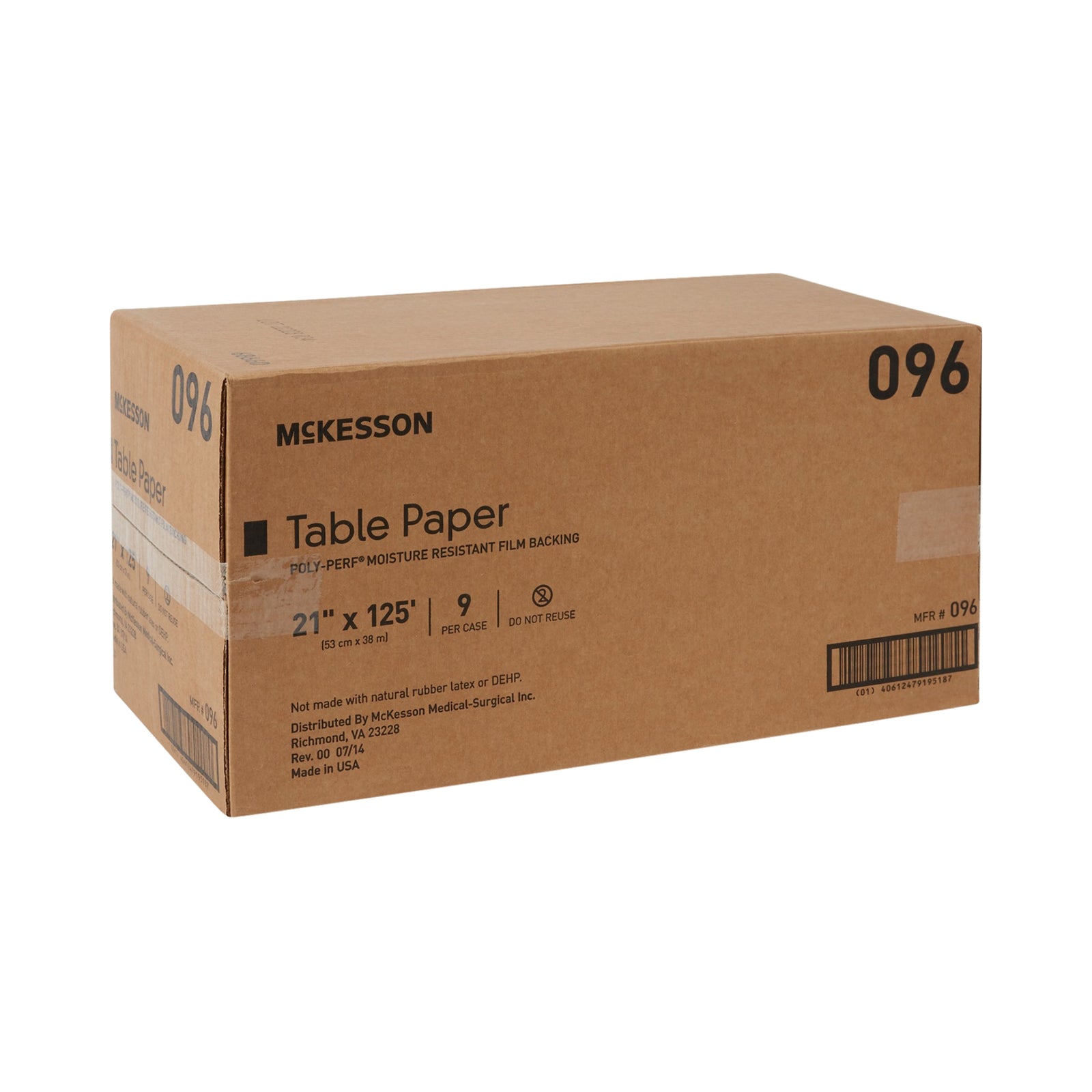 McKesson Table Paper