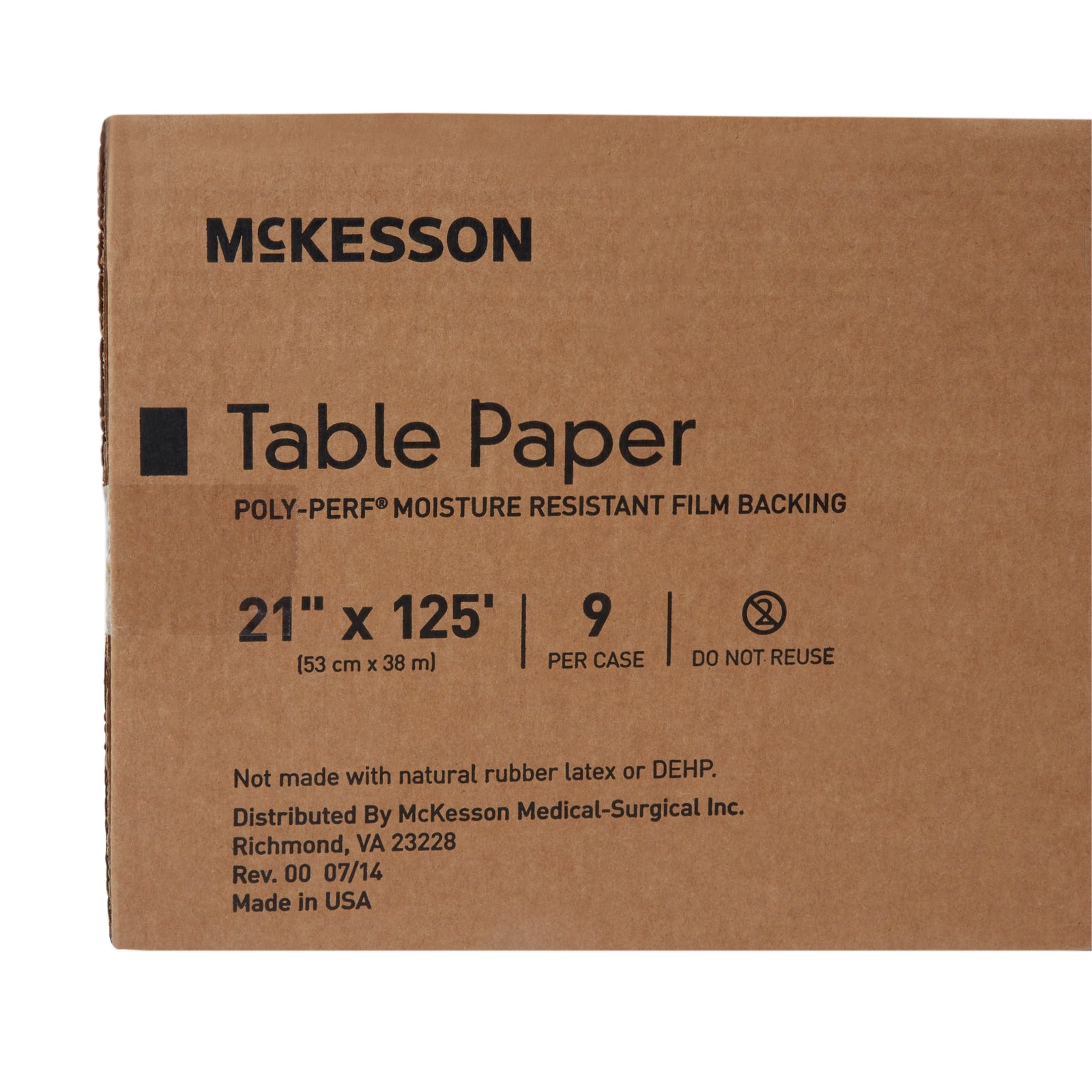 McKesson Table Paper