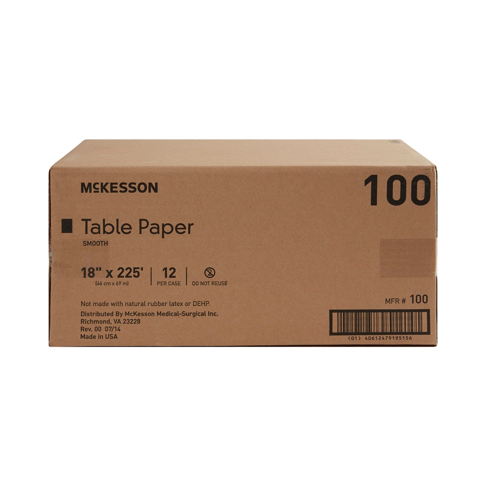 McKesson Table Paper