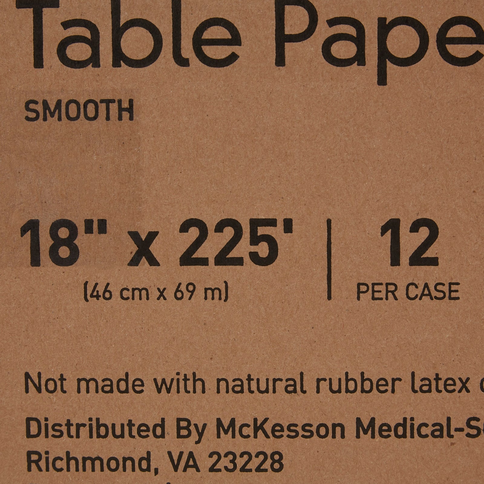 McKesson Table Paper