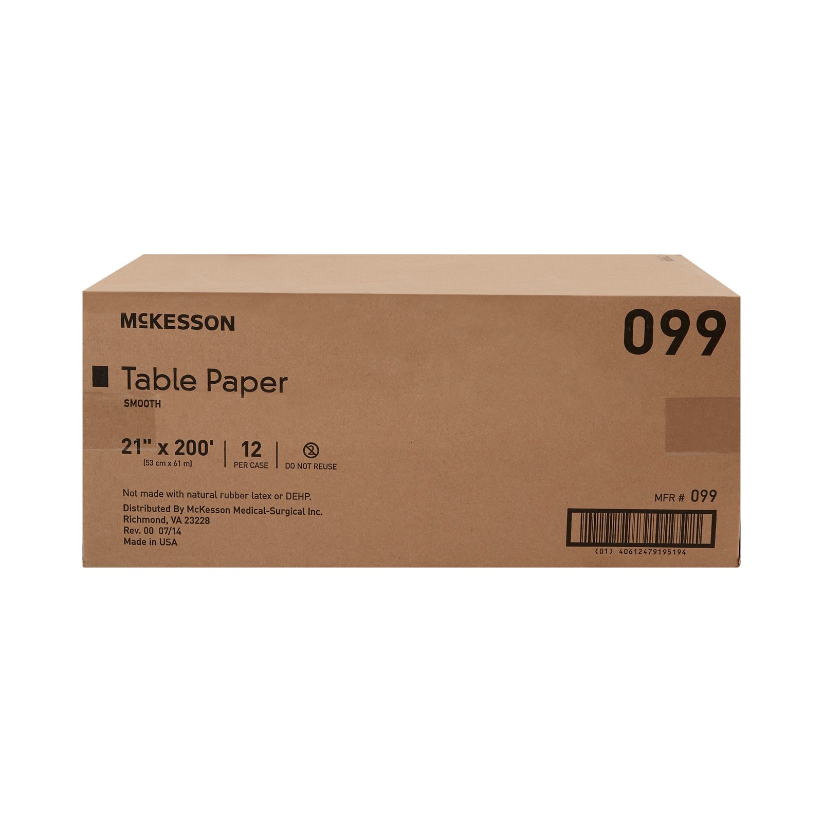 McKesson Table Paper