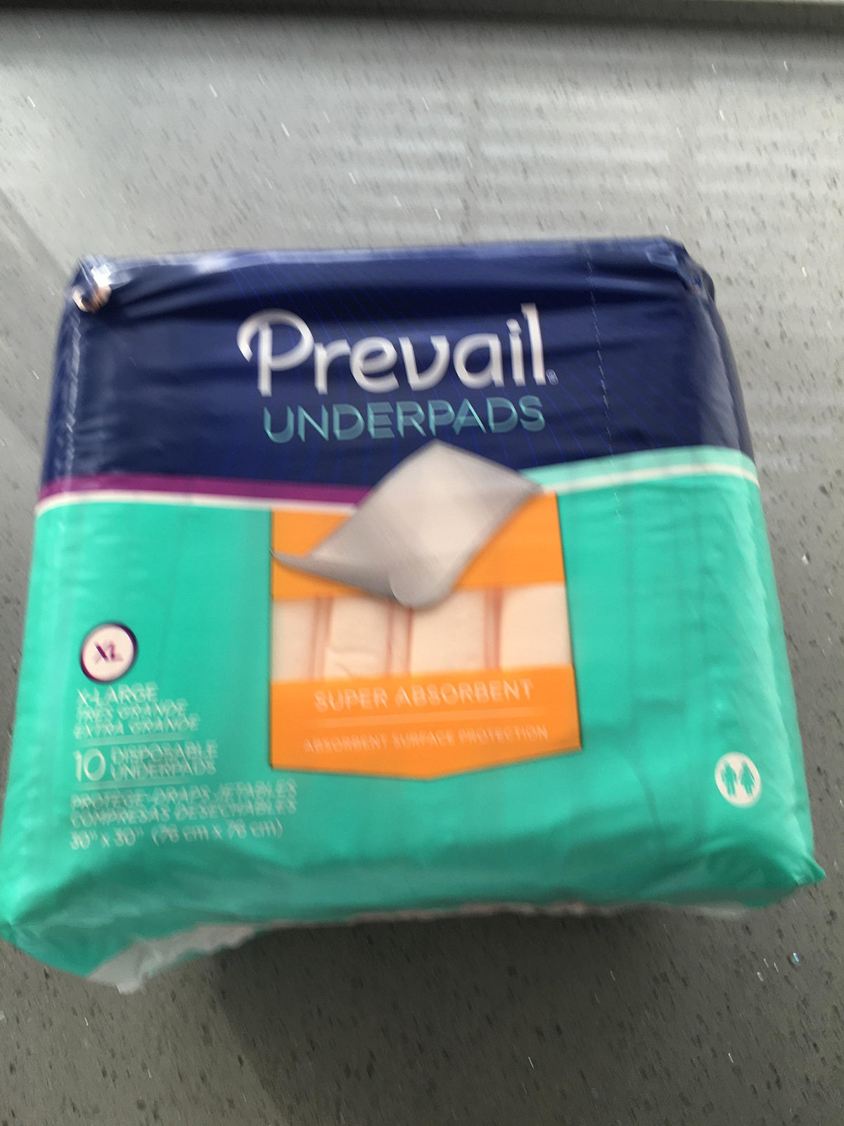 First Quality Prevail Incontinence Underpads — Super Absorbent 30" x 30"