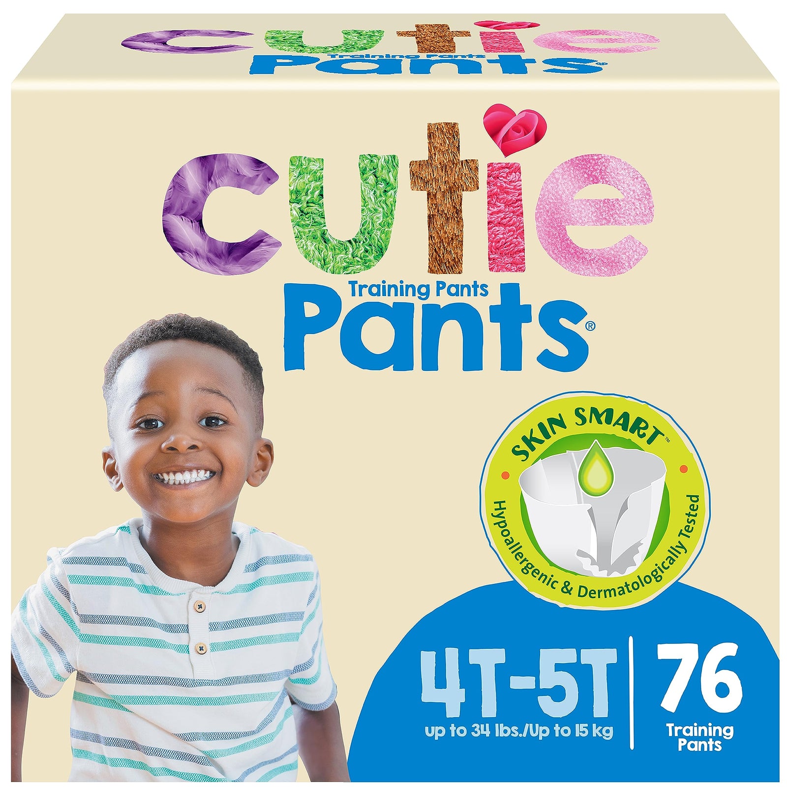 First Quality Cuties Training Pants — Refastenable, Sizes 2T-5T (Boys & Girls)