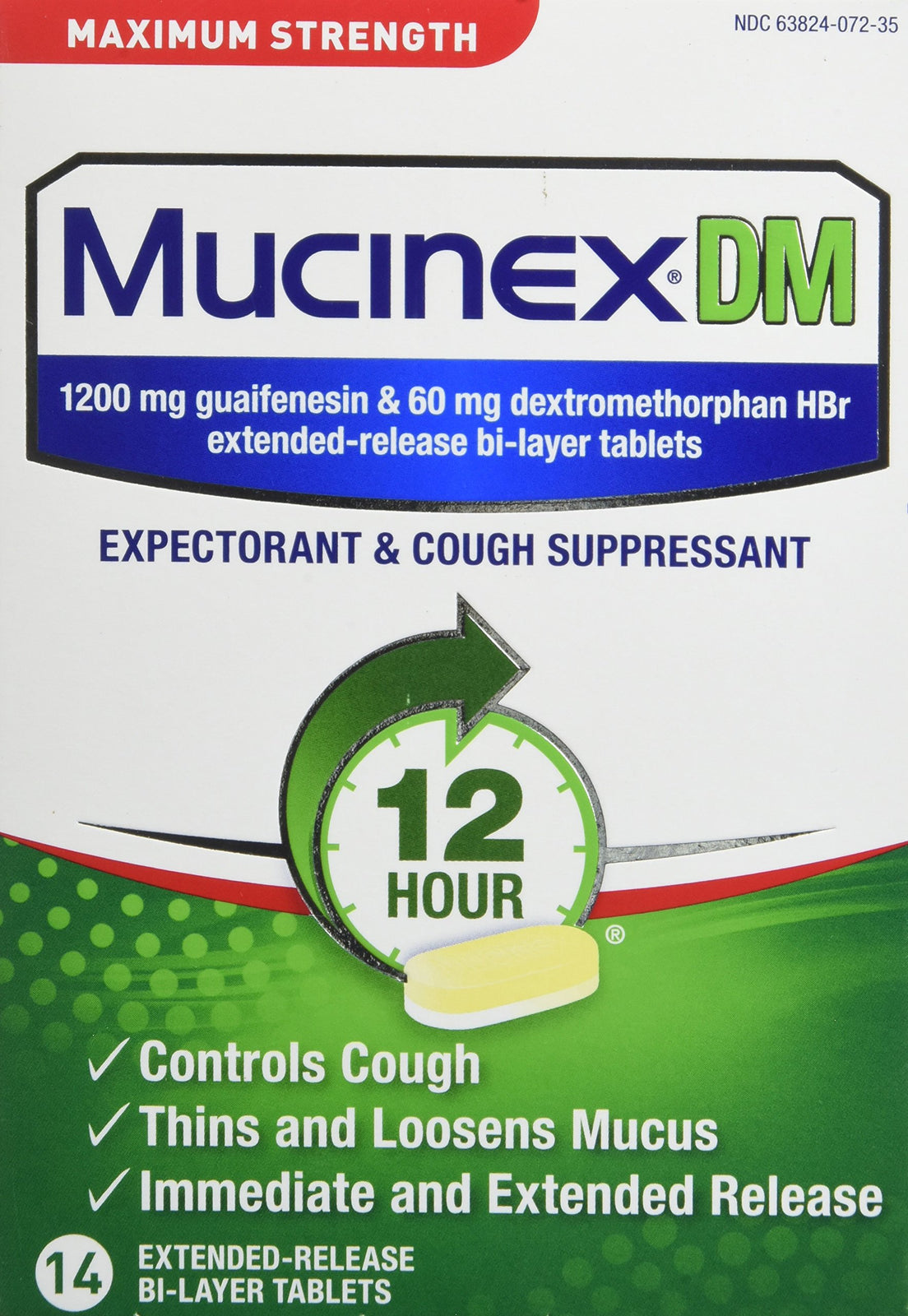 Mucinex Max Strength Extended Release Bi-Layer Tablets