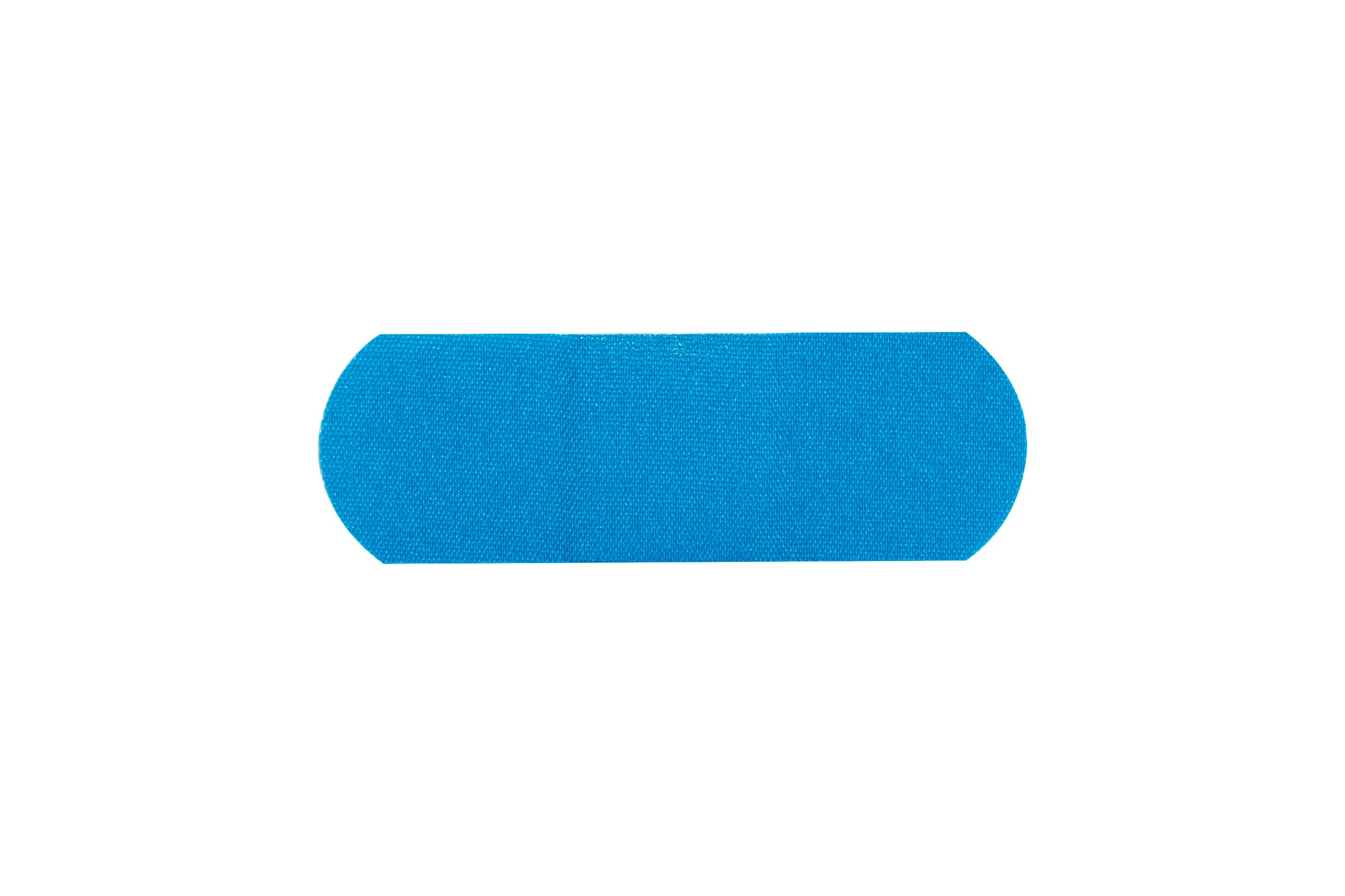 Metal Detectable Adhesive Strip 1 x 3 Inch Sterile Blue Fabric
