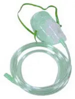 Medline Nonrebreathing Oxygen Mask with Safety Vent and Universal Tubing Connector