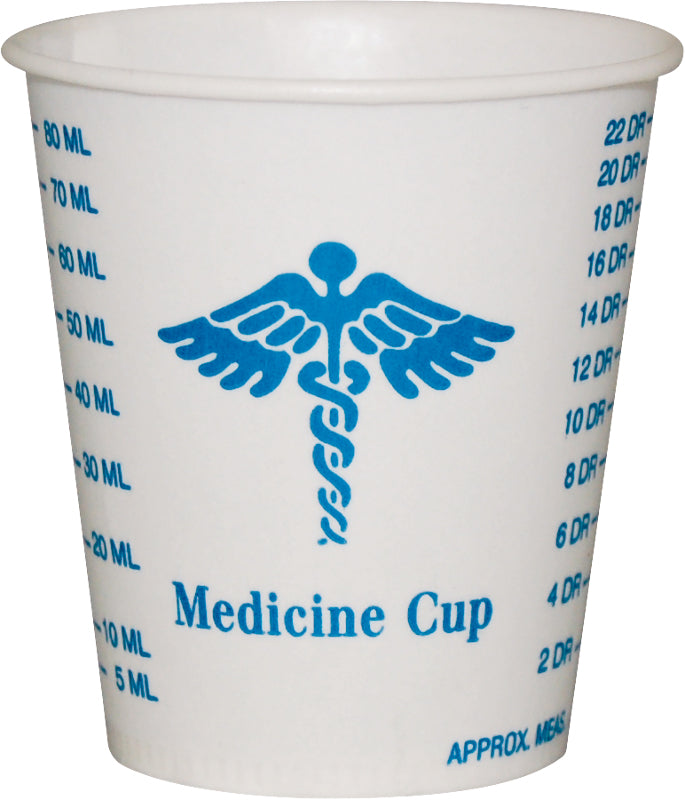 Solo® 3 oz. Wax Coated Paper Medicine Cup