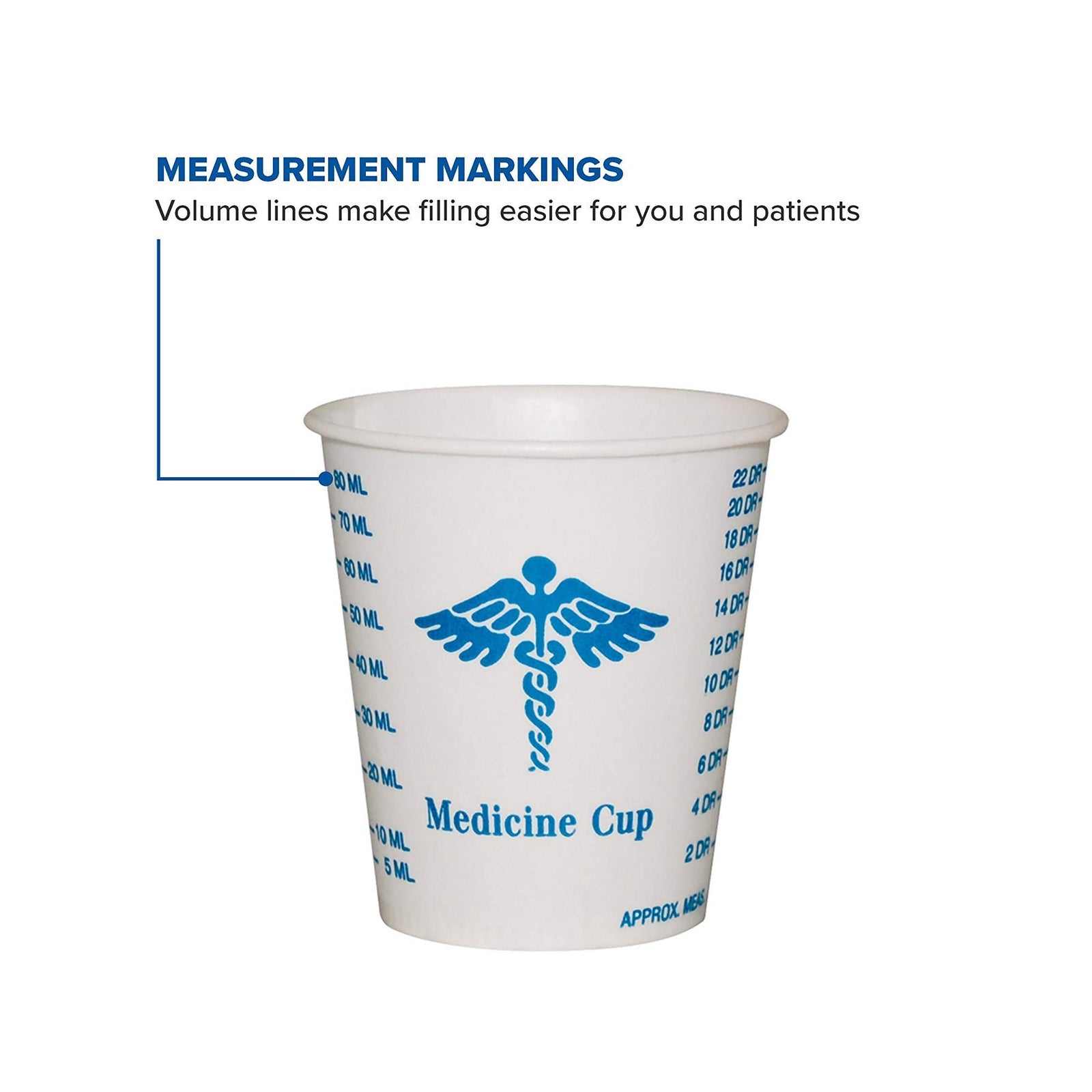 Solo® 3 oz. Wax Coated Paper Medicine Cup