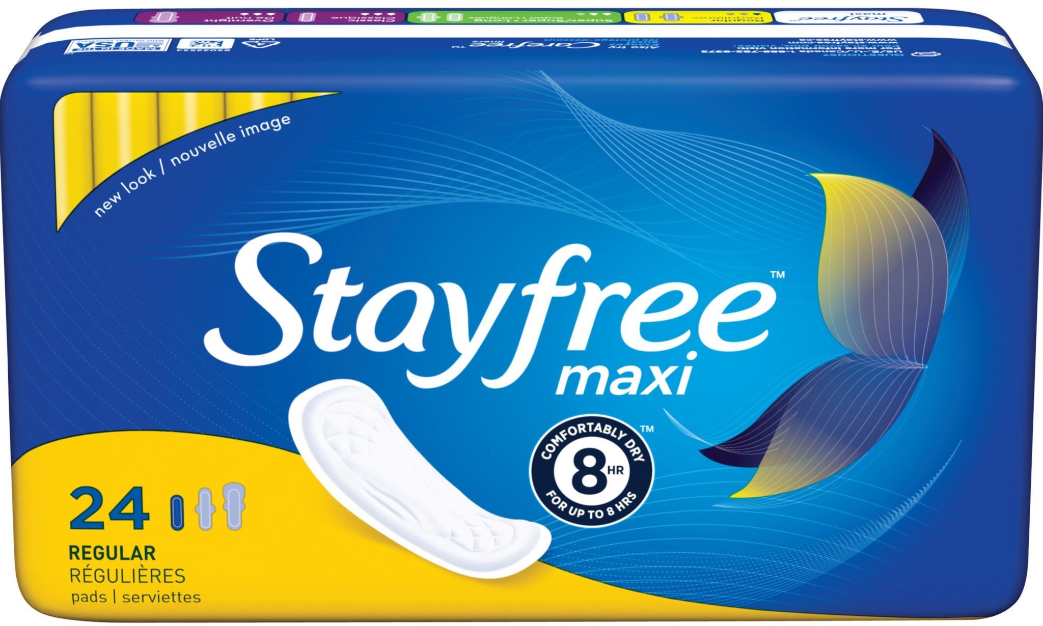Stayfree Maxi Pads, Regular