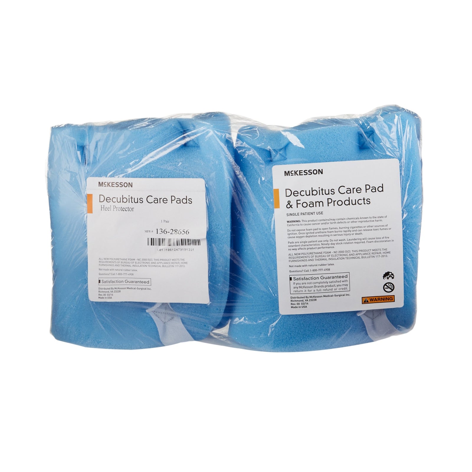 McKesson Heel Protection Pad, One Size Fits Most, Blue