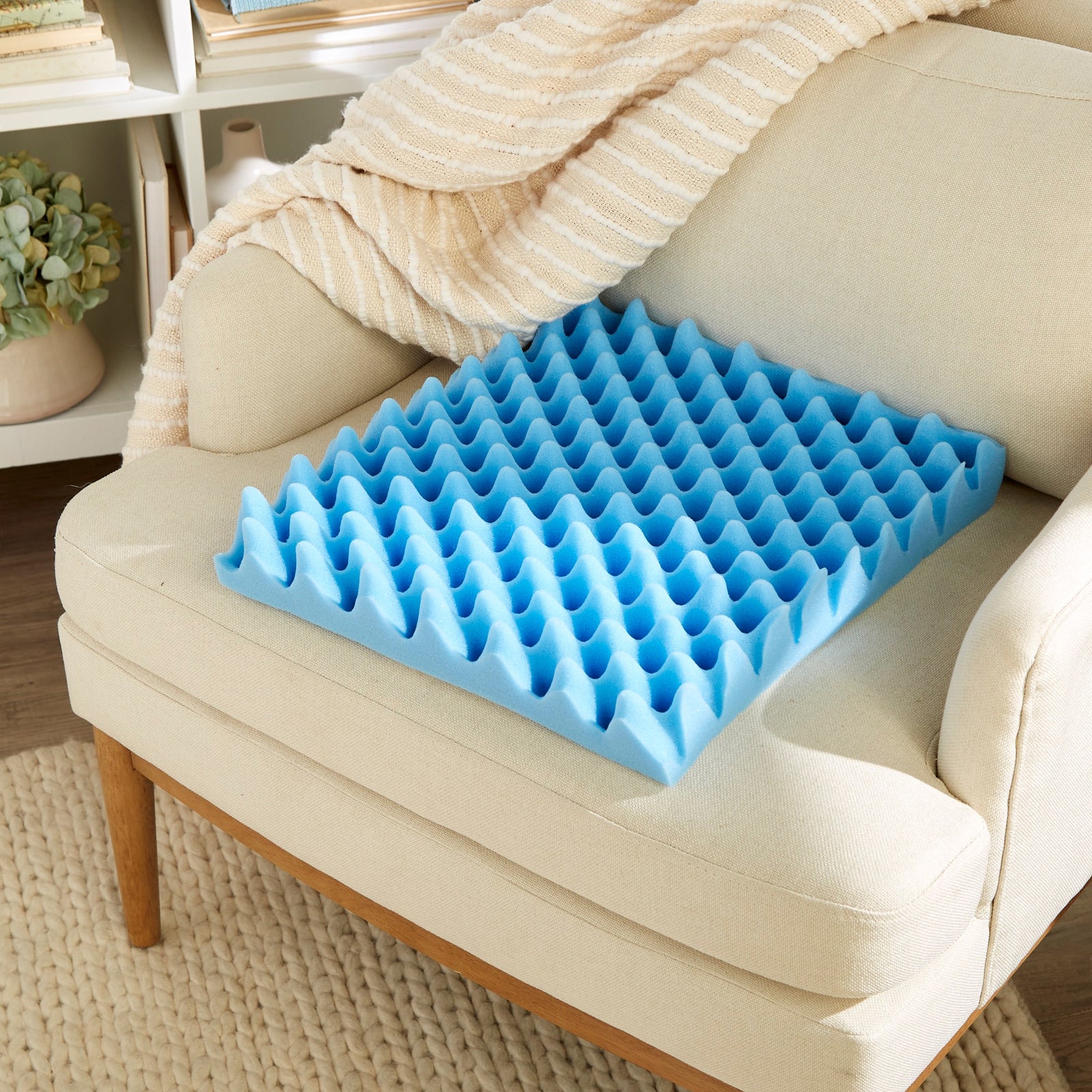 McKesson Convoluted Foam Wheelchair Seat Cushion