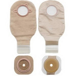 New Image Two-Piece Ostomy System 12 Inch Length Flat Barrier