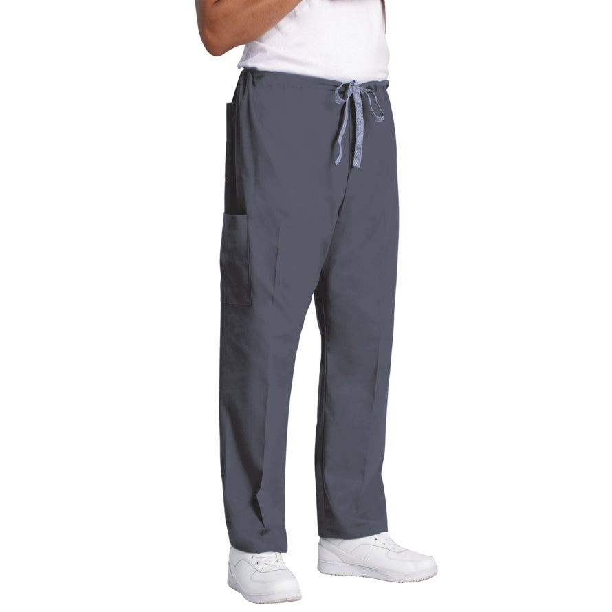Fashionpoplin® Cargo Scrub Pants - X-Small Pewter