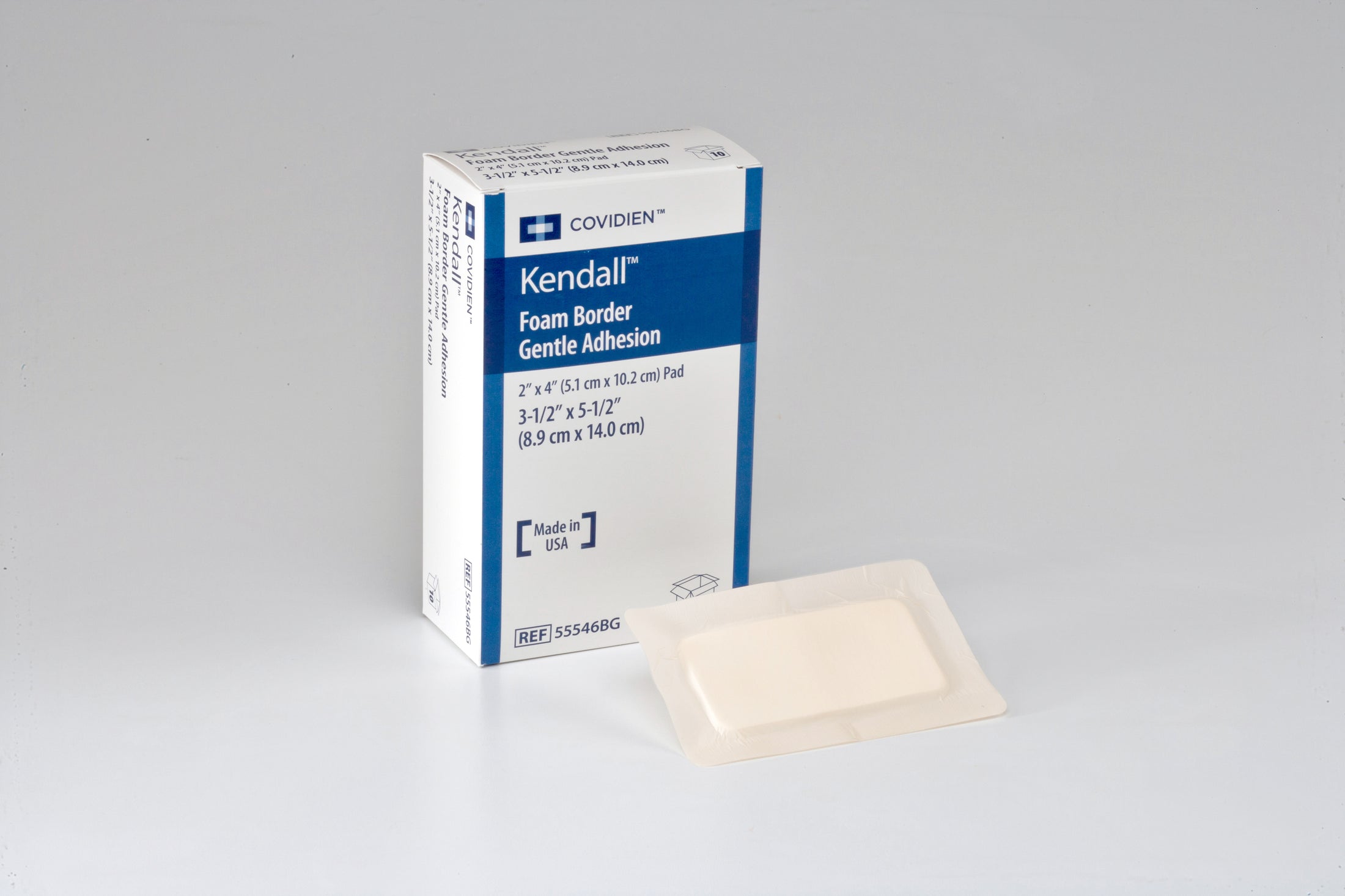 Kendall Border Foam Gentle Adhesion Dressing