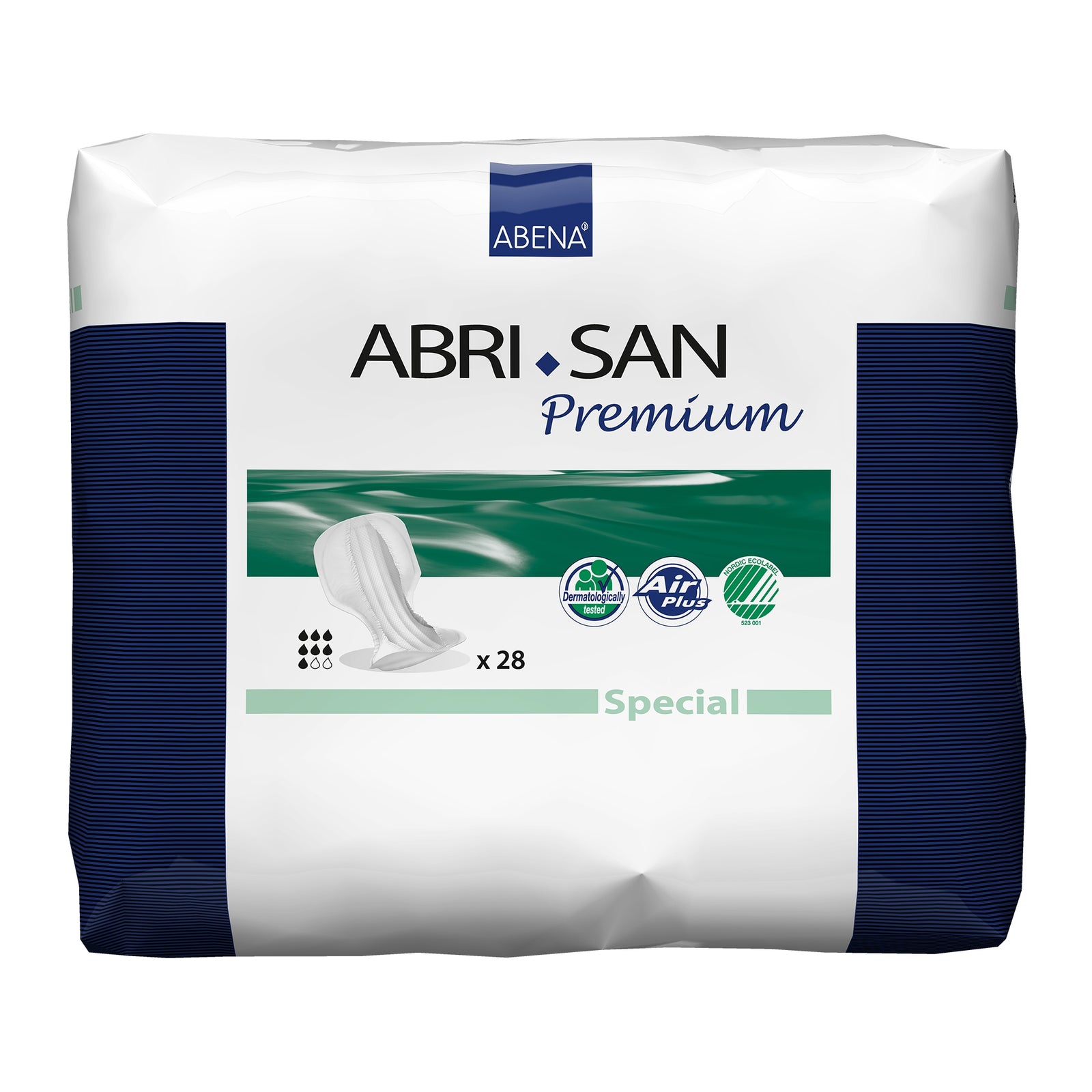 Abri-San Fecal Incontinence Pad, 14" x 27.5", 2000mL