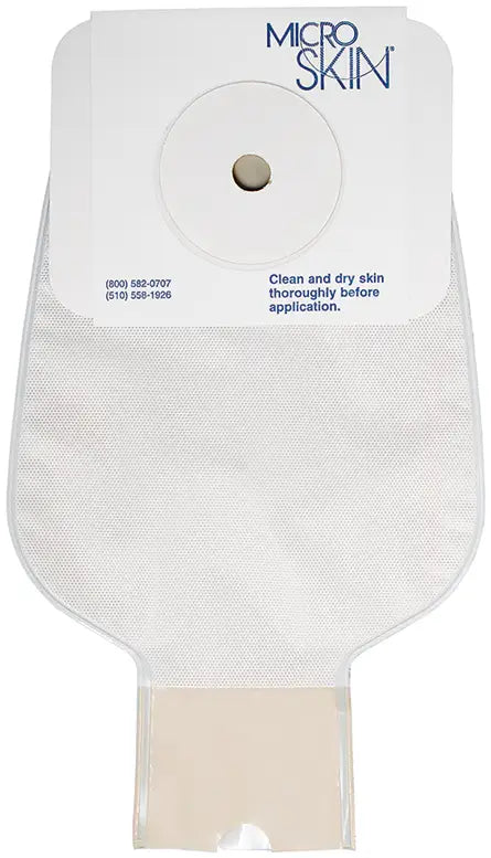Cymed One Piece Drainable Ostomy Pouch, 11" with Microderm Washer & Charcoal Filter