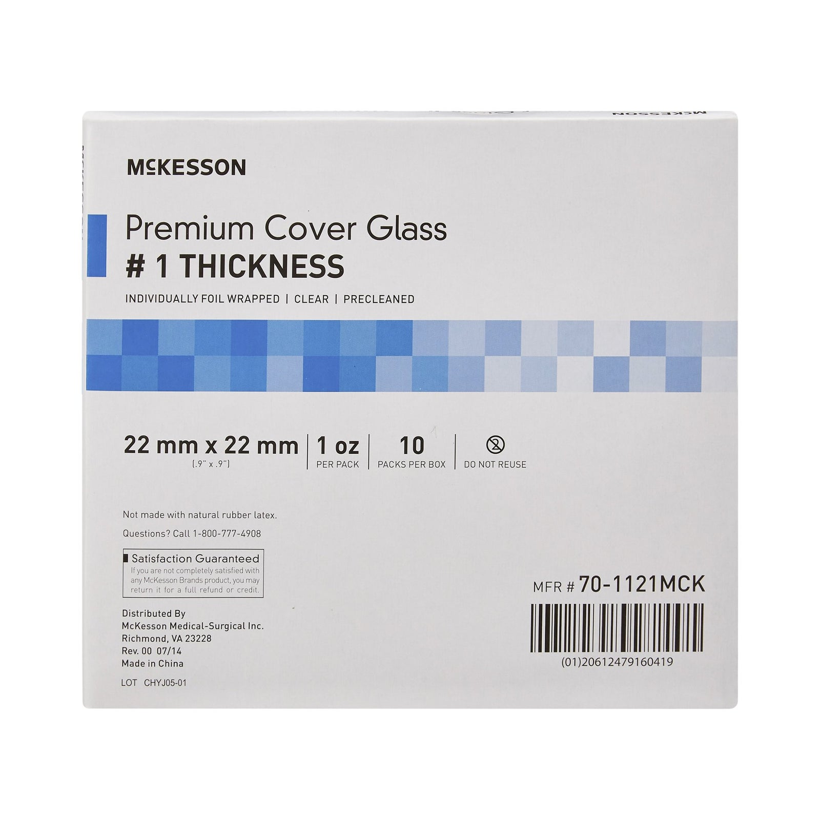 McKesson Microscope Cover Glass