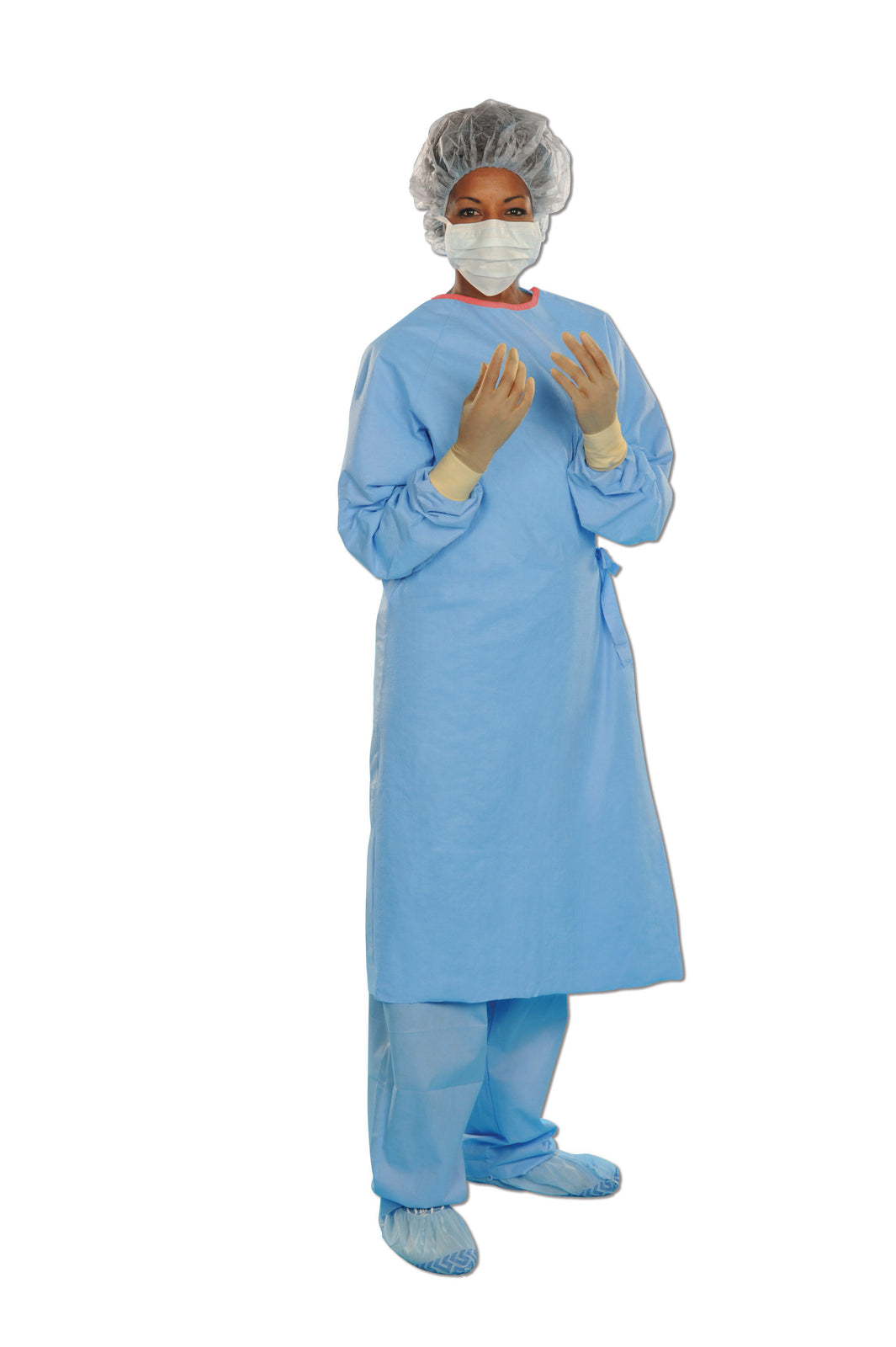 Aero Blue Surgical Gown with Towel 3X-Large